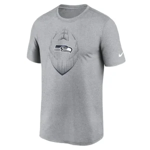 Seattle seahawks nike primetime legend icon performance t shirt Heather gray M