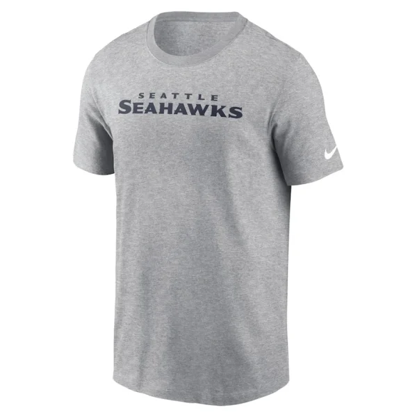 Seattle seahawks nike primetime wordmark essential t shirt Heather gray M