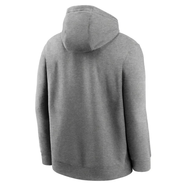 Seattle seahawks nike rewind club logo pullover hoodie Heather gray L