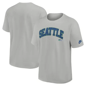 Seattle seahawks nike rewind max90 statement t shirt Silver