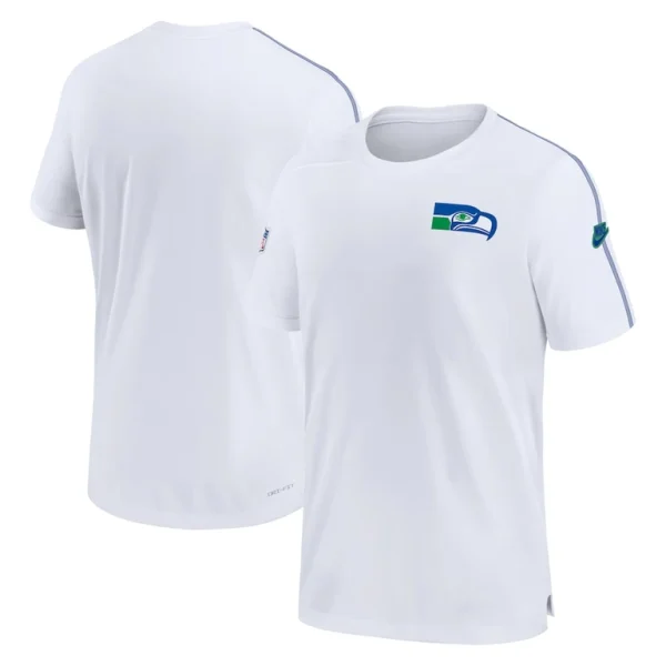 Seattle seahawks nike sideline alternate logo coach performance top White