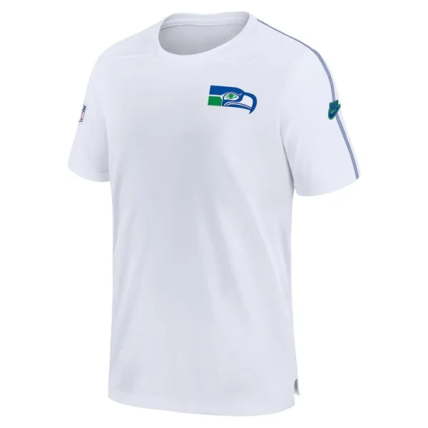 Seattle seahawks nike sideline alternate logo coach performance top White M