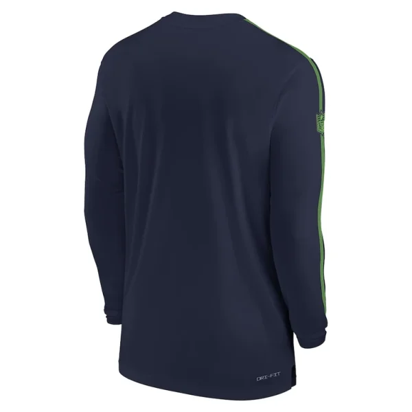 Seattle seahawks nike sideline coach uv performance long sleeve t shirt College navy L