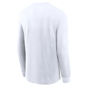 Seattle seahawks nike sideline infograph lock up performance long sleeve t shirt Silver M