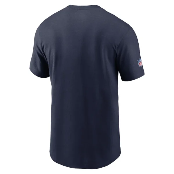 Seattle seahawks nike sideline infograph lockup performance t shirt Navy M