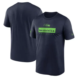 Seattle seahawks nike sideline legend performance t shirt College navy