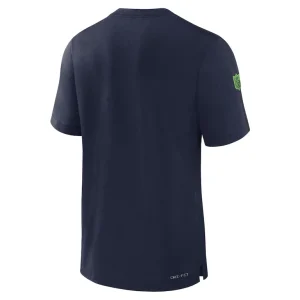 Seattle seahawks nike sideline player performance t shirt College navy L