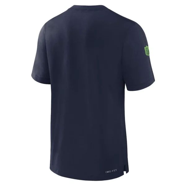 Seattle seahawks nike sideline player performance t shirt College navy L