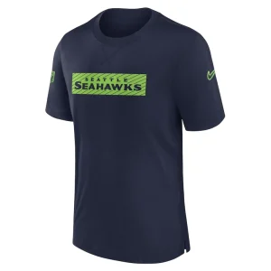 Seattle seahawks nike sideline player performance t shirt College navy M