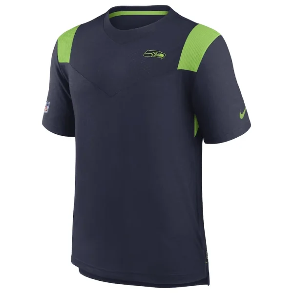Seattle seahawks nike sideline tonal logo performance player t shirt College navy M