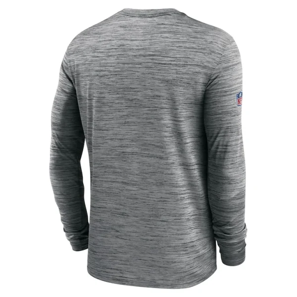 Seattle seahawks nike sideline velocity athletic stack performance long sleeve t shirt Gray L