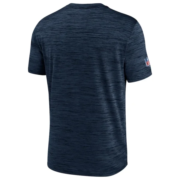 Seattle seahawks nike sideline velocity athletic stack performance t shirt Navy L