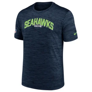 Seattle seahawks nike sideline velocity athletic stack performance t shirt Navy M