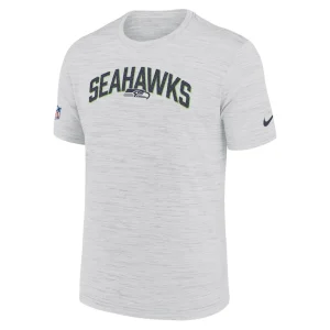Seattle seahawks nike sideline velocity athletic stack performance t shirt White M