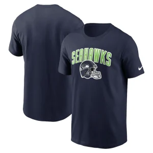 Seattle seahawks nike team athletic t shirt College navy