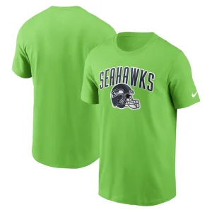 Seattle seahawks nike team athletic t shirt Neon green