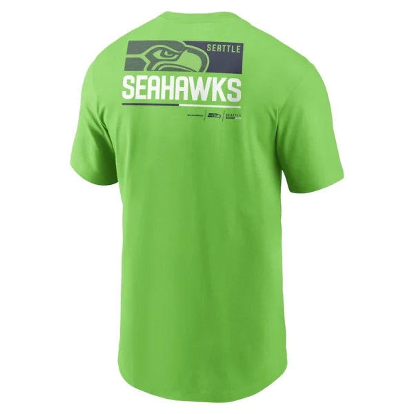 Seattle seahawks nike team incline t shirt Neon green L