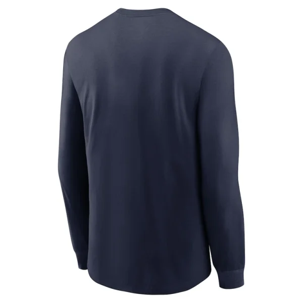 Seattle seahawks nike team slogan long sleeve t shirt College navy L