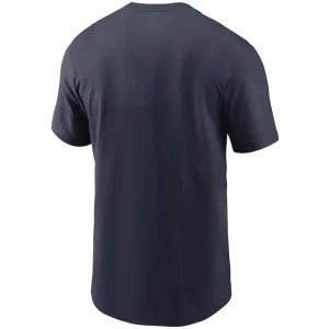 Seattle seahawks nike team wordmark t shirt College navy L