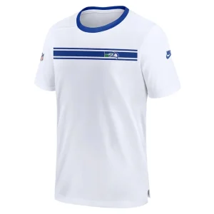 Seattle seahawks nike throwback sideline coaches performance t shirt White M