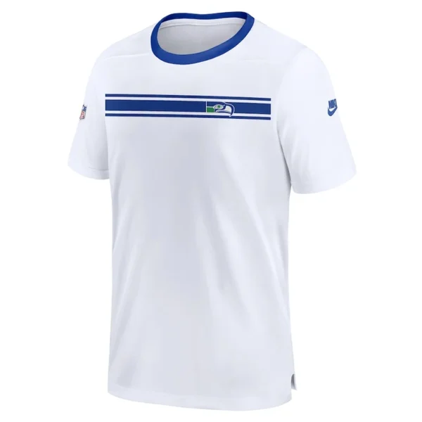 Seattle seahawks nike throwback sideline coaches performance t shirt White M