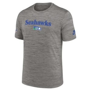 Seattle seahawks nike throwback sideline performance t shirt Heather charcoal M