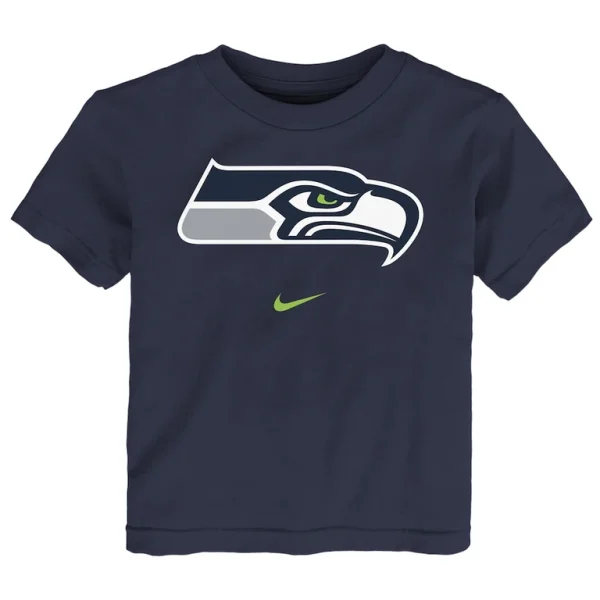 Seattle seahawks nike toddler logo t shirt College navy