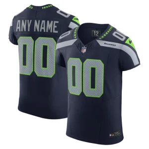 Seattle seahawks nike vapor f.u.s.e. elite custom jersey College navy