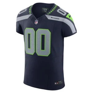 Seattle seahawks nike vapor f.u.s.e. elite custom jersey College navy 44