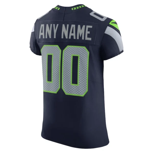 Seattle seahawks nike vapor f.u.s.e. elite custom jersey College navy 48