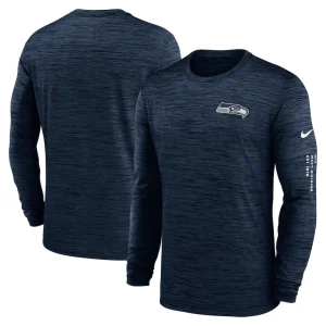 Seattle seahawks nike velocity long sleeve t shirt College navy