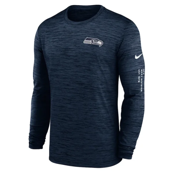 Seattle seahawks nike velocity long sleeve t shirt College navy M