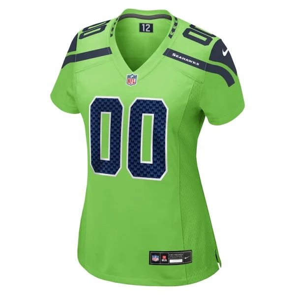 Seattle seahawks nike womens alternate custom game jersey Neon green M