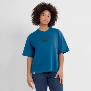 Seattle seahawks nike womens arch boxy t shirt Blue XL