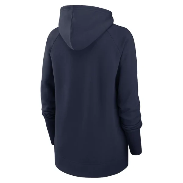 Seattle seahawks nike womens asymmetrical raglan full zip hoodie College navy M