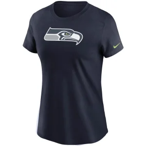 Seattle seahawks nike womens logo essential t shirt College navy S