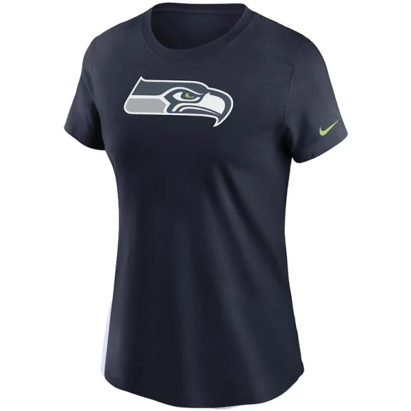Seattle seahawks nike womens logo essential t shirt College navy S