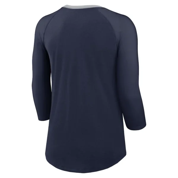 Seattle seahawks nike womens raglan 34 sleeve t shirt College navy M