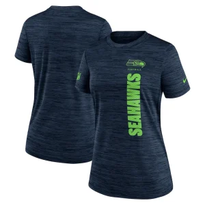 Seattle seahawks nike womens sideline velocity performance t shirt College navy