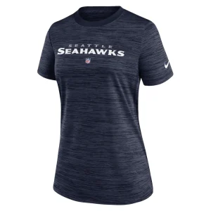 Seattle seahawks nike womens sideline velocity performance t shirt Navy S
