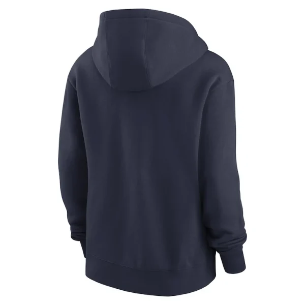 Seattle seahawks nike womens team logo club fleece pullover hoodie College navy M