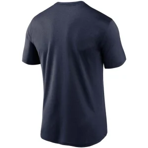 Seattle seahawks nike wordmark legend performance t shirt College navy L