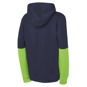 Seattle seahawks nike youth club pullover hoodie College navy Yth L