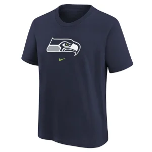 Seattle seahawks nike youth logo t shirt Navy Yth M