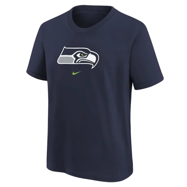 Seattle seahawks nike youth logo t shirt Navy Yth M