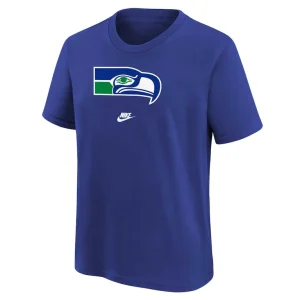 Seattle seahawks nike youth rewind essential t shirt Royal Yth M
