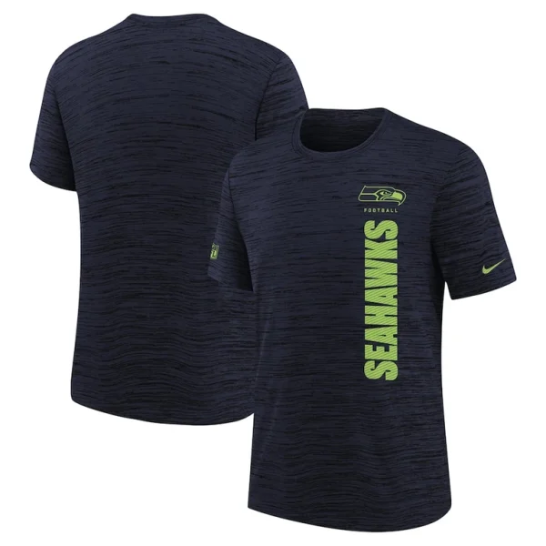 Seattle seahawks nike youth sideline velocity performance t shirt College navy