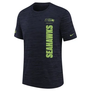 Seattle seahawks nike youth sideline velocity performance t shirt College navy Yth M