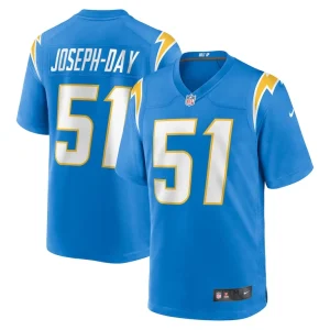 Sebastian joseph day los angeles chargers nike game player jersey Powder blue