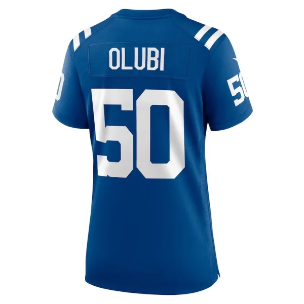 Segun olubi indianapolis colts nike womens game player jersey Royal L